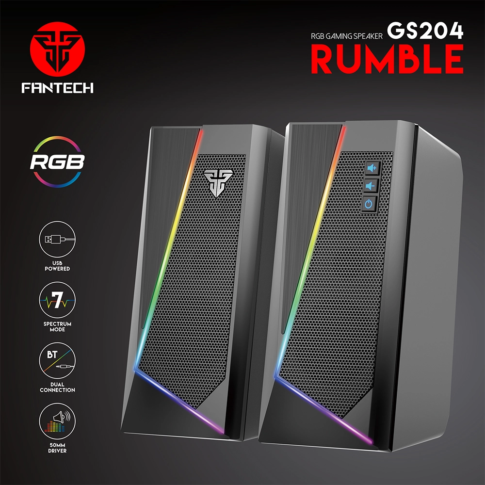GS-204 RGB Gaming Speaker (2 in 1 Bluetooth Plus Wired)